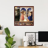 AANKONDIGING door Fra Angelico Poster (Thuiskantoor)