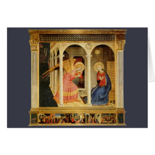 Aankondiging door Fra Angelico, Renaissance Fine A (Voorkant Horizontaal)
