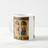Aankondiging door Fra Angelico, Renaissance Fine A Koffiemok (Voorkant links)