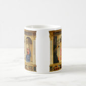 Aankondiging door Fra Angelico, Renaissance Fine A Koffiemok (Center)