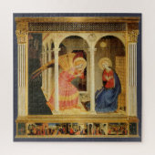 Aankondiging door Fra Angelico, Renaissance Fine A Legpuzzel (Verticaal)