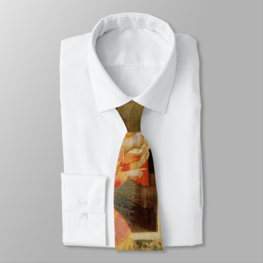 Aankondiging door Fra Angelico, Renaissance Fine A Stropdas (Gebonden)