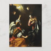 Aankondiging door het Briefkaart Artemisia Gentile (Voorkant)