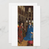 Aankondiging door Jan van Eyck (Voorkant / Achterkant)