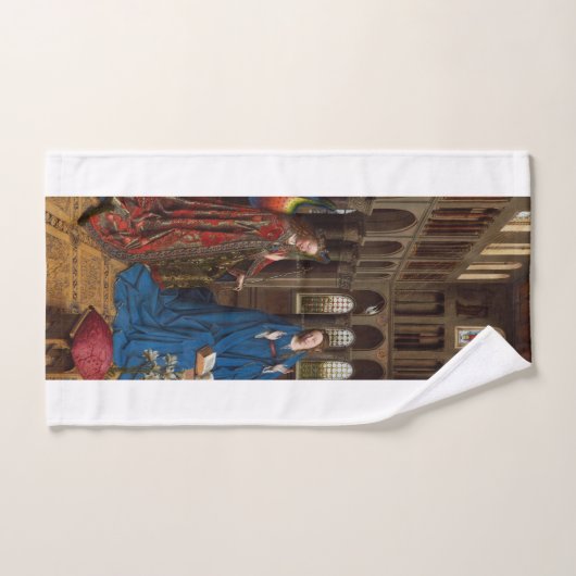 Aankondiging door Jan van Eyck Bad Handdoek (Handdoek)