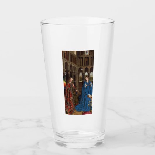 Aankondiging door Jan van Eyck Glas (Voorkant)