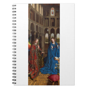 Aankondiging door Jan van Eyck Notitieboek