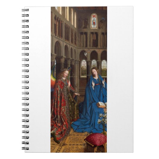 Aankondiging door Jan van Eyck Notitieboek (Voorkant)