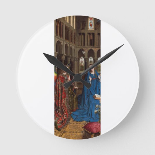 Aankondiging door Jan van Eyck Ronde Klok (Voorkant)