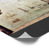 Aankondiging door Leonardo da Vinci Poster (Hoek)