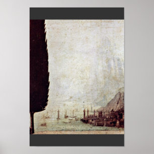 Aankondiging door Leonardo da Vinci Poster