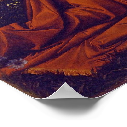 Aankondiging door Leonardo Da Vinci Poster (Hoek)