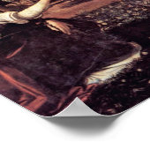 Aankondiging door Leonardo da Vinci Poster (Hoek)