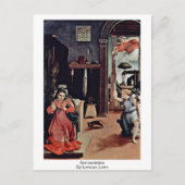 Aankondiging door Lorenzo Lotto Briefkaart (Voorkant)