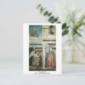 Aankondiging door Piero Della Francesca Briefkaart (Staand voorkant)