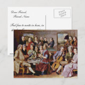 Aankondiging door Pontormo Jacopo Briefkaart (Voorkant / Achterkant)