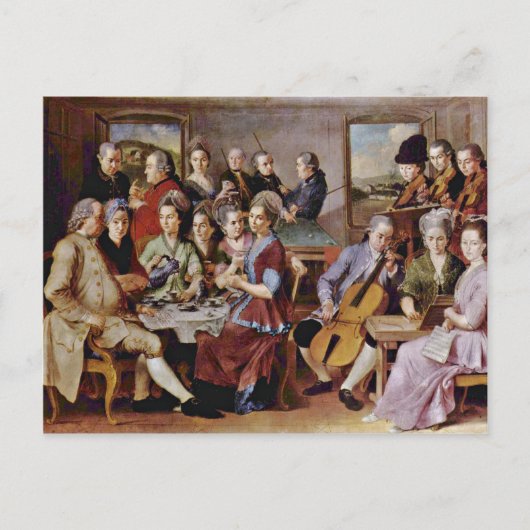 Aankondiging door Pontormo Jacopo Briefkaart (Voorkant)