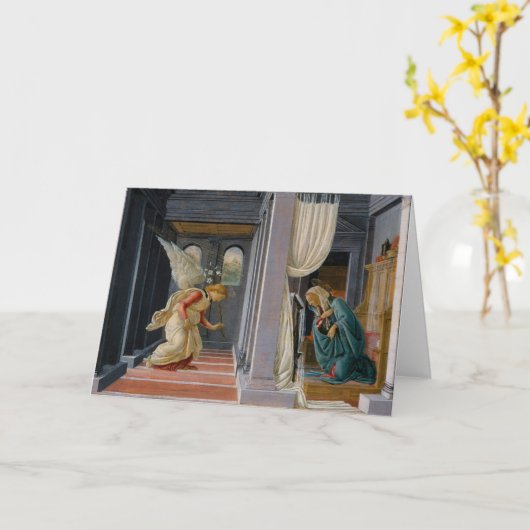 Aankondiging door Sandro Botticelli (Gele Bloem)