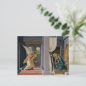 Aankondiging door Sandro Botticelli Briefkaart (Staand voorkant)