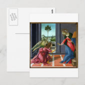 Aankondiging door Sandro Botticelli Briefkaart (Voorkant / Achterkant)
