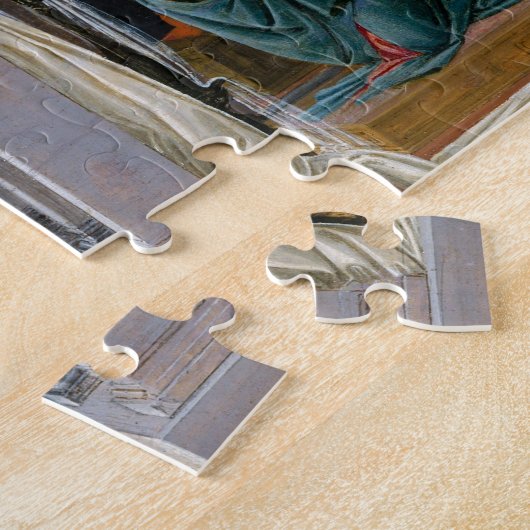 Aankondiging door Sandro Botticelli Legpuzzel (Zijkant)