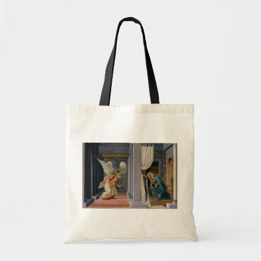 Aankondiging door Sandro Botticelli Tote Bag (Voorkant)