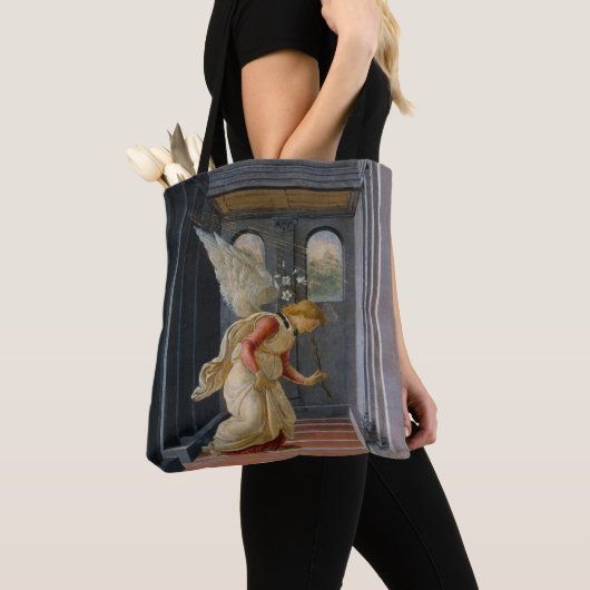 Aankondiging door Sandro Botticelli Tote Bag (Dichtbij)