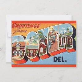 Aankondiging Dover Delaware Briefkaart verhuizen