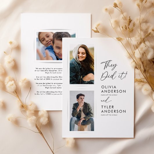 Aankondiging dubbelAfstuderen foto's