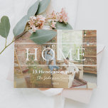 Aankondiging eerste homefoon Foto Moving Briefkaart<br><div class="desc">Ons eerste Briefkaart van de Aankondiging van de Foto Beweging van het Huis</div>