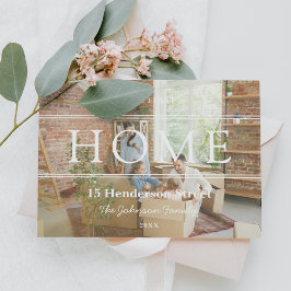 Aankondiging eerste homefoon Foto Moving Briefkaart