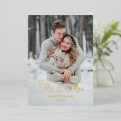 Aankondiging eerste huwelijkskersthuwelijk (Staand Voorkant)