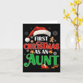 Aankondiging Eerste Kerstmis Als Oom of Tante Matc (Gele Bloem)