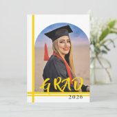 Aankondiging eindexamen middelbare school gouden l (Staand voorkant)