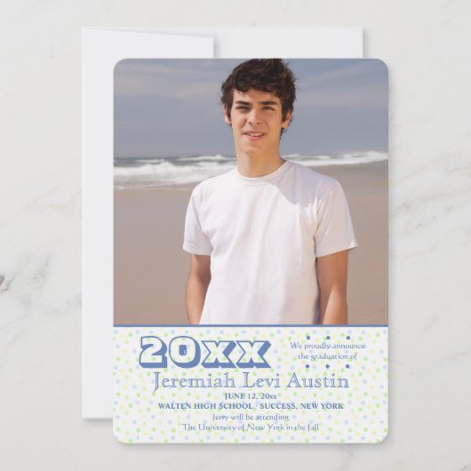 Aankondiging eindexamenfoto (Voorkant)