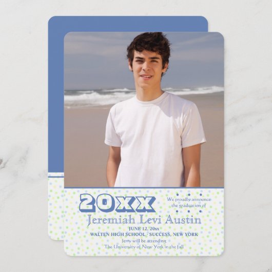 Aankondiging eindexamenfoto klas (Voorkant / Achterkant)