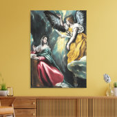 Aankondiging El Greco Canvas Afdruk (Insitu (Woonkamer))