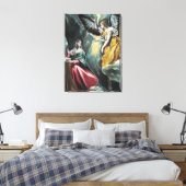 Aankondiging El Greco Canvas Afdruk (Insitu (Slaapkamer))