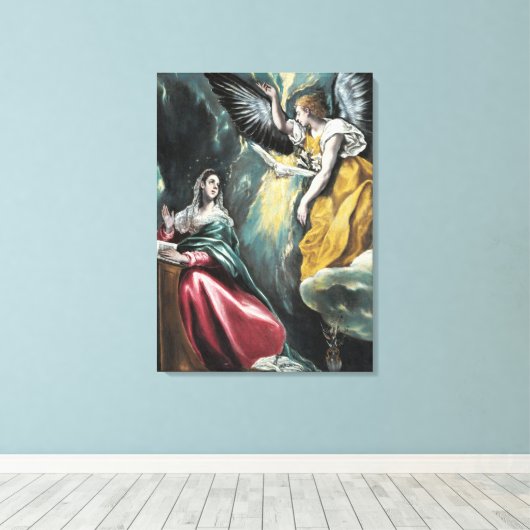 Aankondiging El Greco Canvas Afdruk (Insitu (Houten vloer))