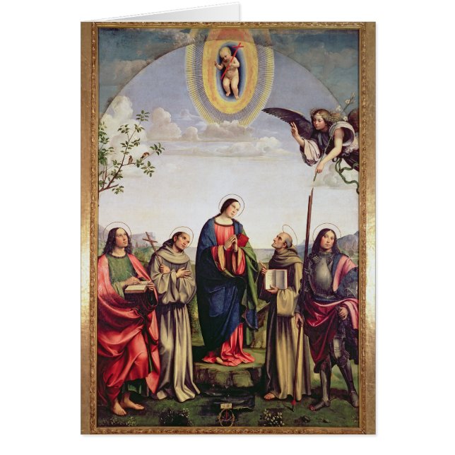 Aankondiging en heiligen, 1500 (Voorkant)