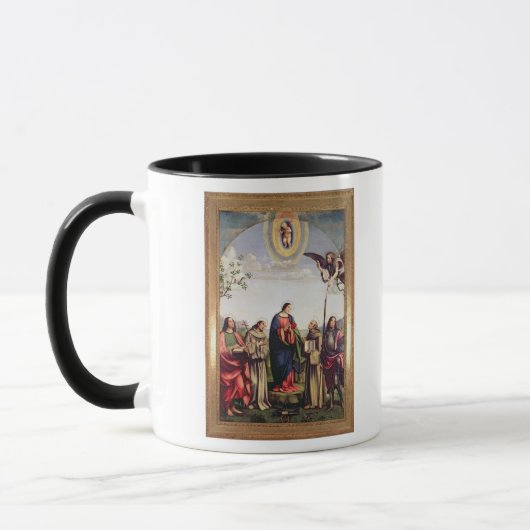 Aankondiging en heiligen, 1500 mok (Links)