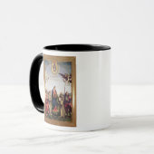 Aankondiging en heiligen, 1500 mok (Voorkant links)
