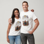 Aankondiging en heiligen, 1500 t-shirt (Unisex)