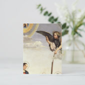 Aankondiging en heiligen briefkaart (Staand voorkant)