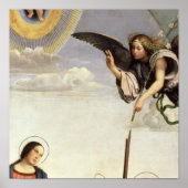 Aankondiging en heiligen poster (Voorkant)