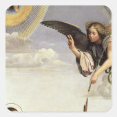 Aankondiging en heiligen vierkante sticker (Voorkant)