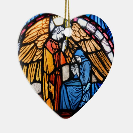 Aankondiging en nationaliteitsversiering keramisch ornament (Rechts)