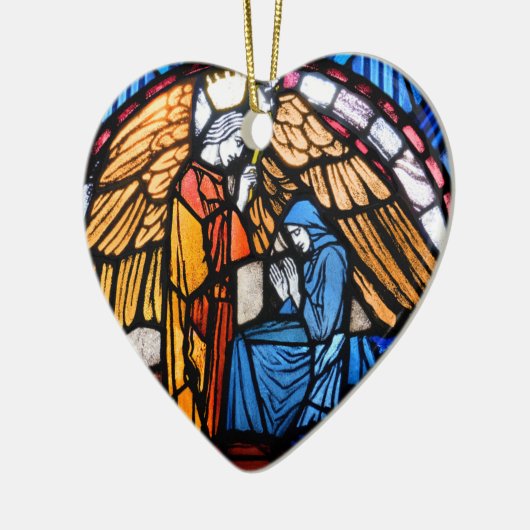 Aankondiging en nationaliteitsversiering keramisch ornament (Links)