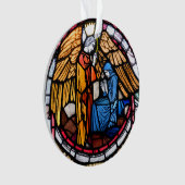 Aankondiging en nationaliteitsversiering ornament (voorkant)