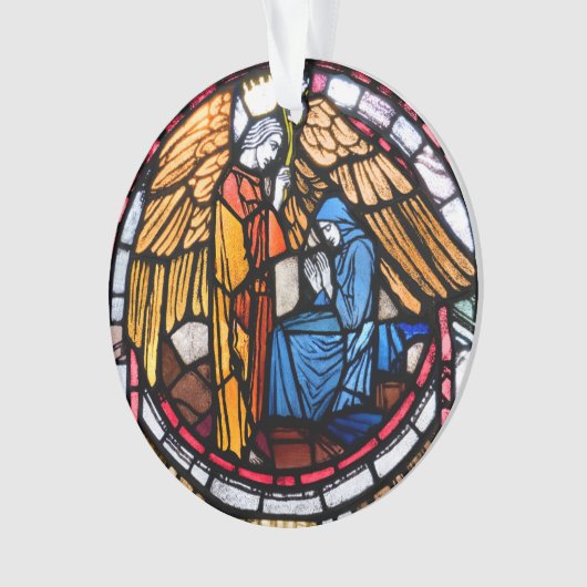 Aankondiging en nationaliteitsversiering ornament (voorkant)